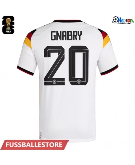 Günstige Deutschland Serge Gnabry #20 Heimtrikot WM 2026 Kurzarm